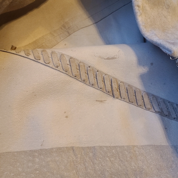 INC International Concepts Tan Brown Genuine Leather Straight Skirt 12 - Picture 3 of 10